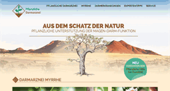 Desktop Screenshot of pflanzliche-darmarznei.de