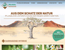 Tablet Screenshot of pflanzliche-darmarznei.de